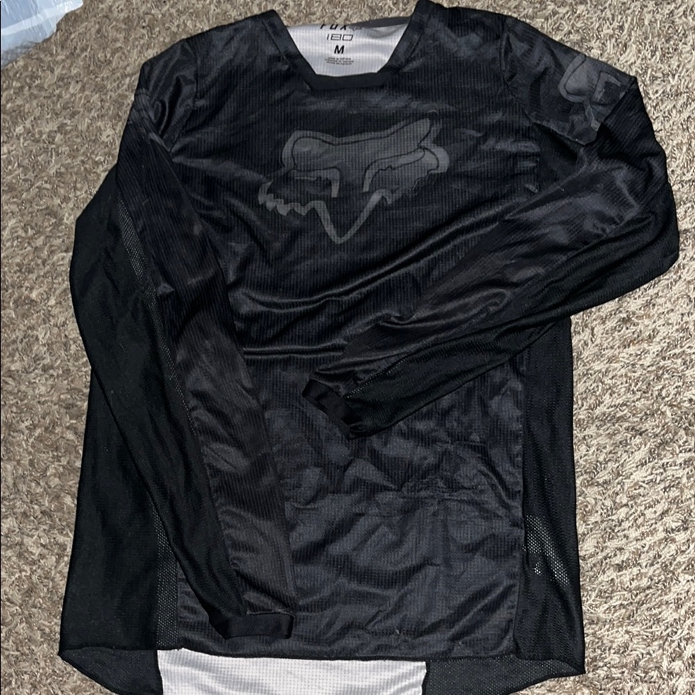 Fox Men's Long Sleeve Black Tee